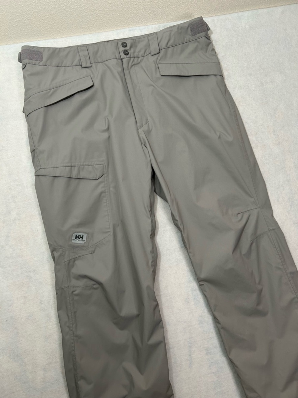 Helly Hansen Men 2XL Grey Insulated Ski Snowboard Pants Helly Tech Cargo XXL/TTG - Picture 3 of 12